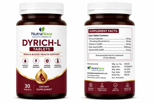 NutraNova Dyrich-L bottle