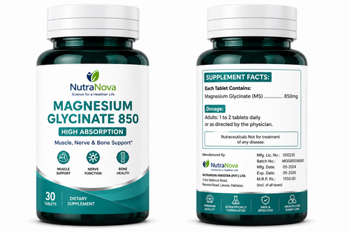 NutraNova Magnesium Glycinate 850 bottle