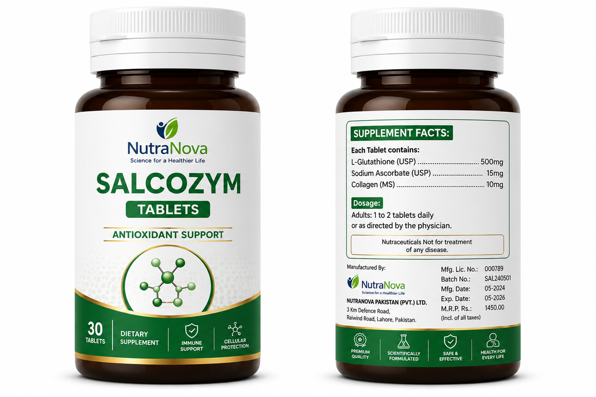 NutraNova Salcozym bottle