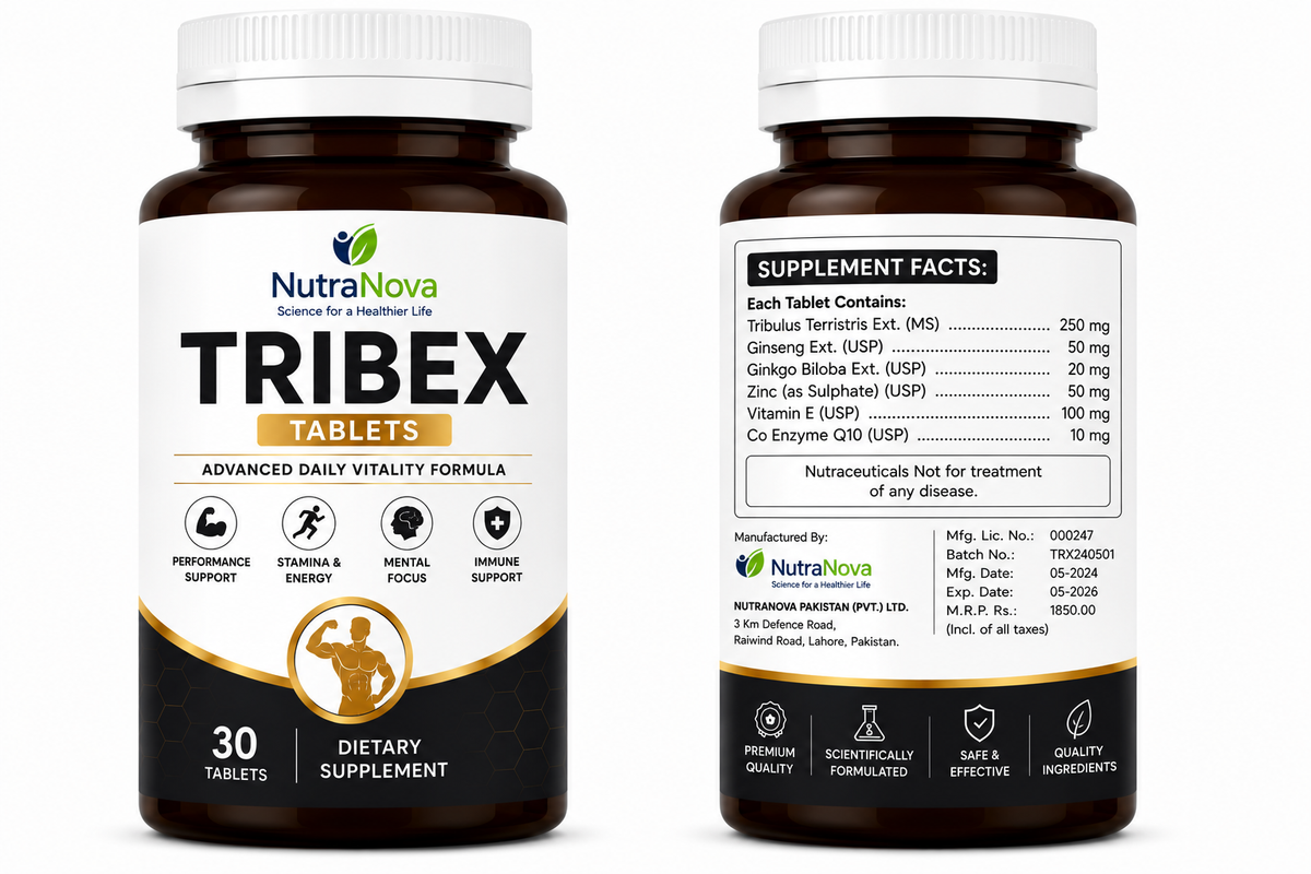 NutraNova Tribex bottle